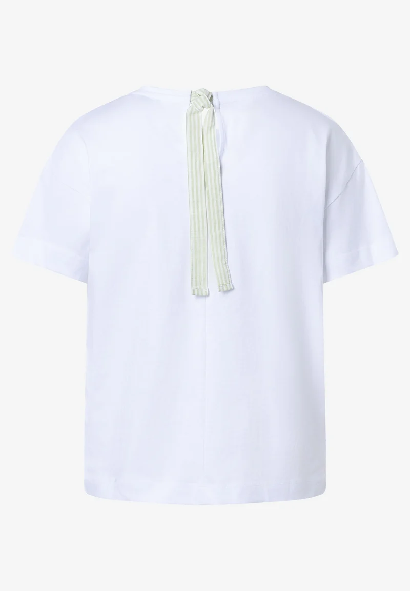 T-Shirt mit Blüten-Applikation