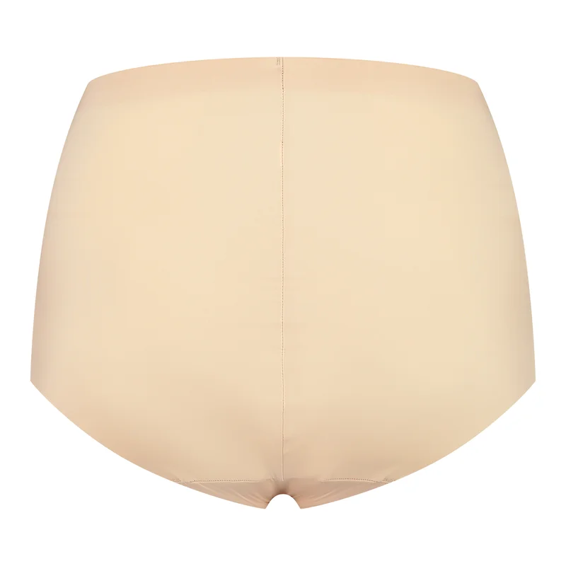 ByeBra – Smooth Essentials (mittlere Stützkraft) Slip mit mittelhohem Bund, 2er-Pack, Beige