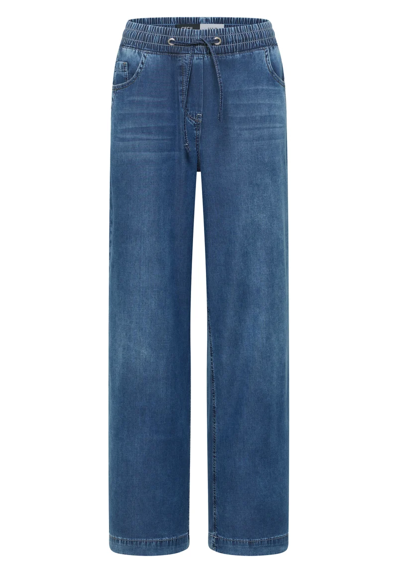 High Waist Wide Leg Jeans im Loose Fit