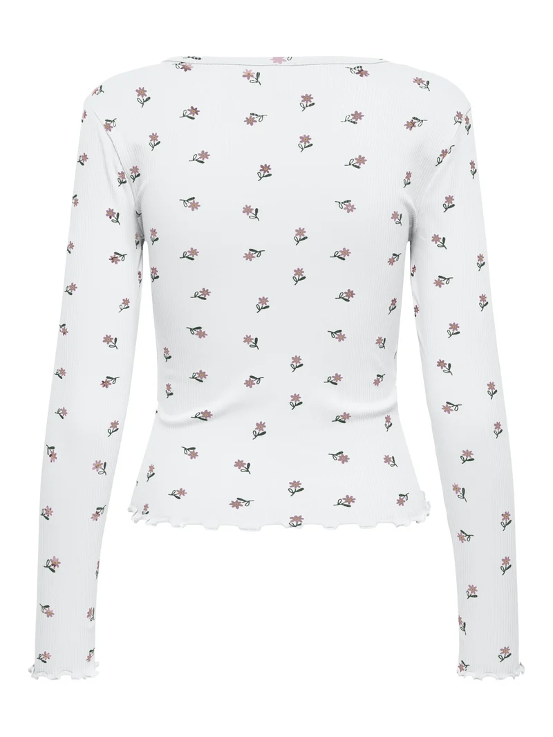 ONLINA L/S V-NECK TOP JRS