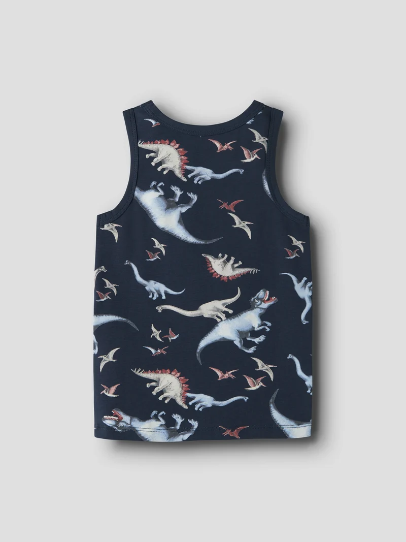 NMMTANK TOP 2P NAVY DINO NOOS