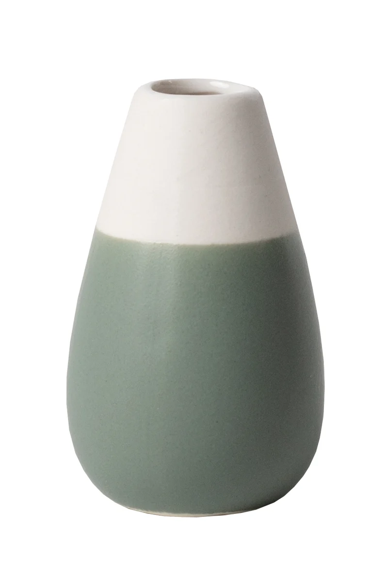 LIVING Mini Pastellvasen 4er Set grün dia 4cm Höhe 4,5-8cm,