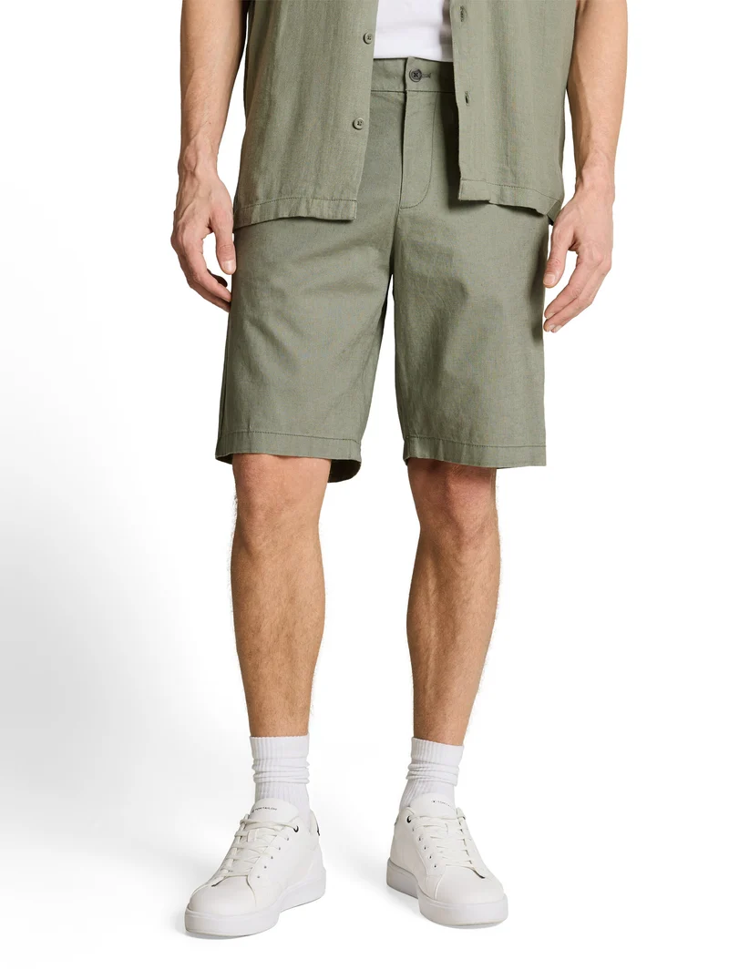 TTRELAXED Chino Shorts mit Leinenanteil