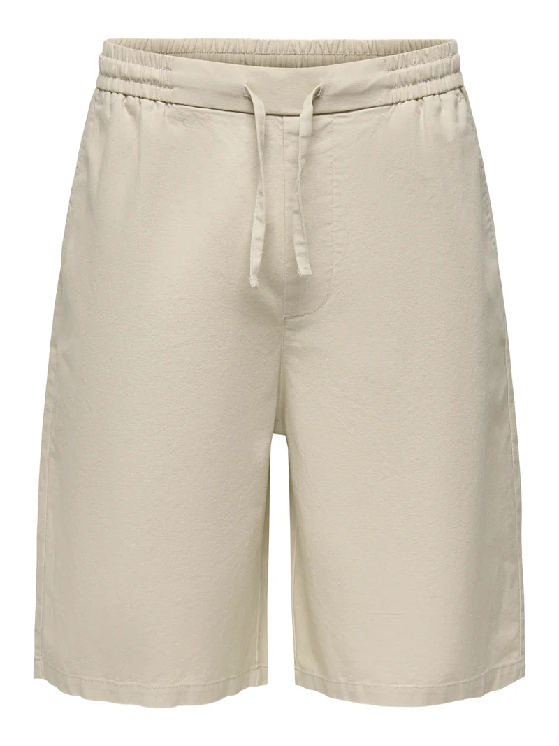 ONSDAVES WIDE COT LIN 0007 SHORTS