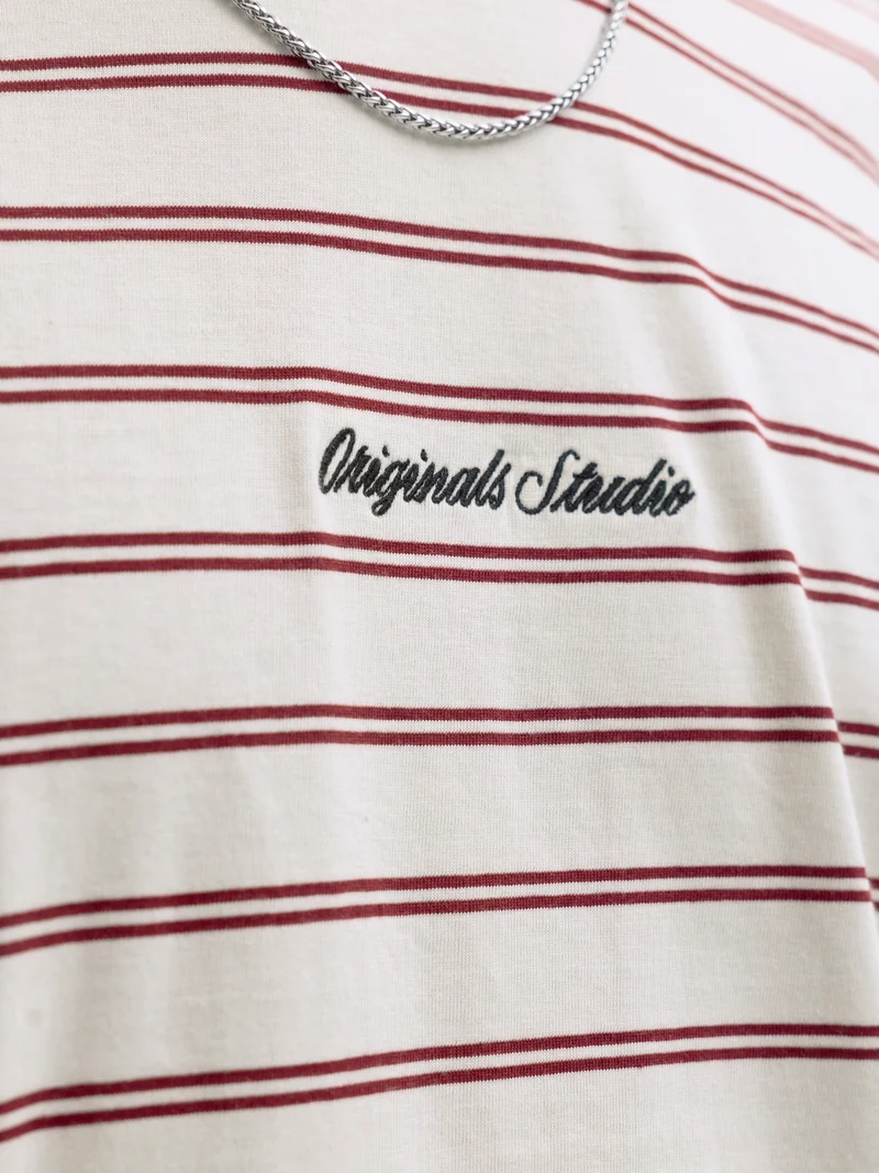 JORNORREBRO STRIPE TEE SS CN LN