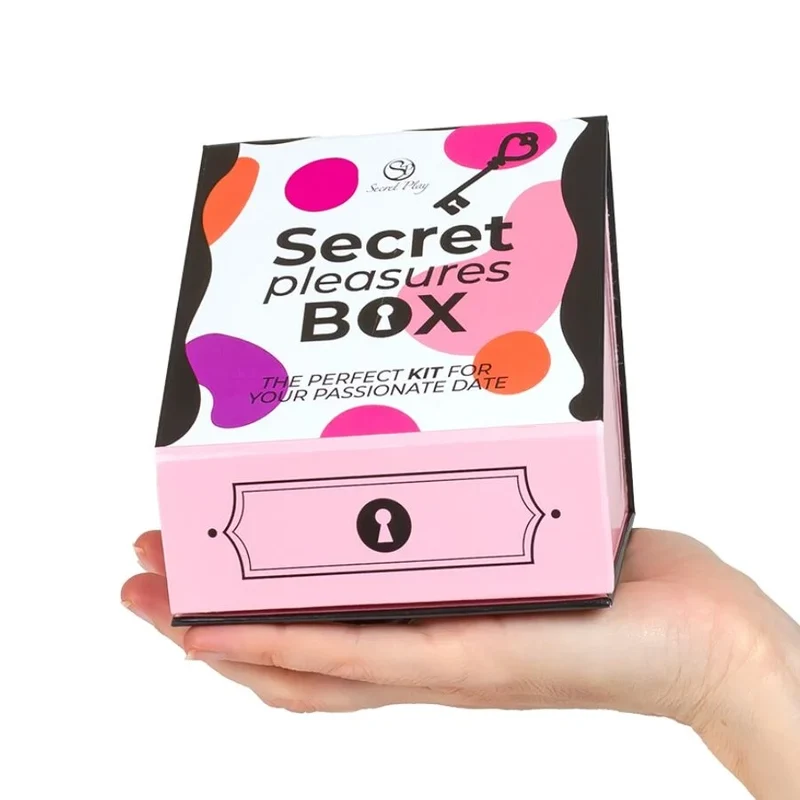 SECRET PLAY - VERGNÜGUNGSBOX FÜR PAARE: WÜRFEL + VIBRATIONSKUGEL + FEDERSTIFT
