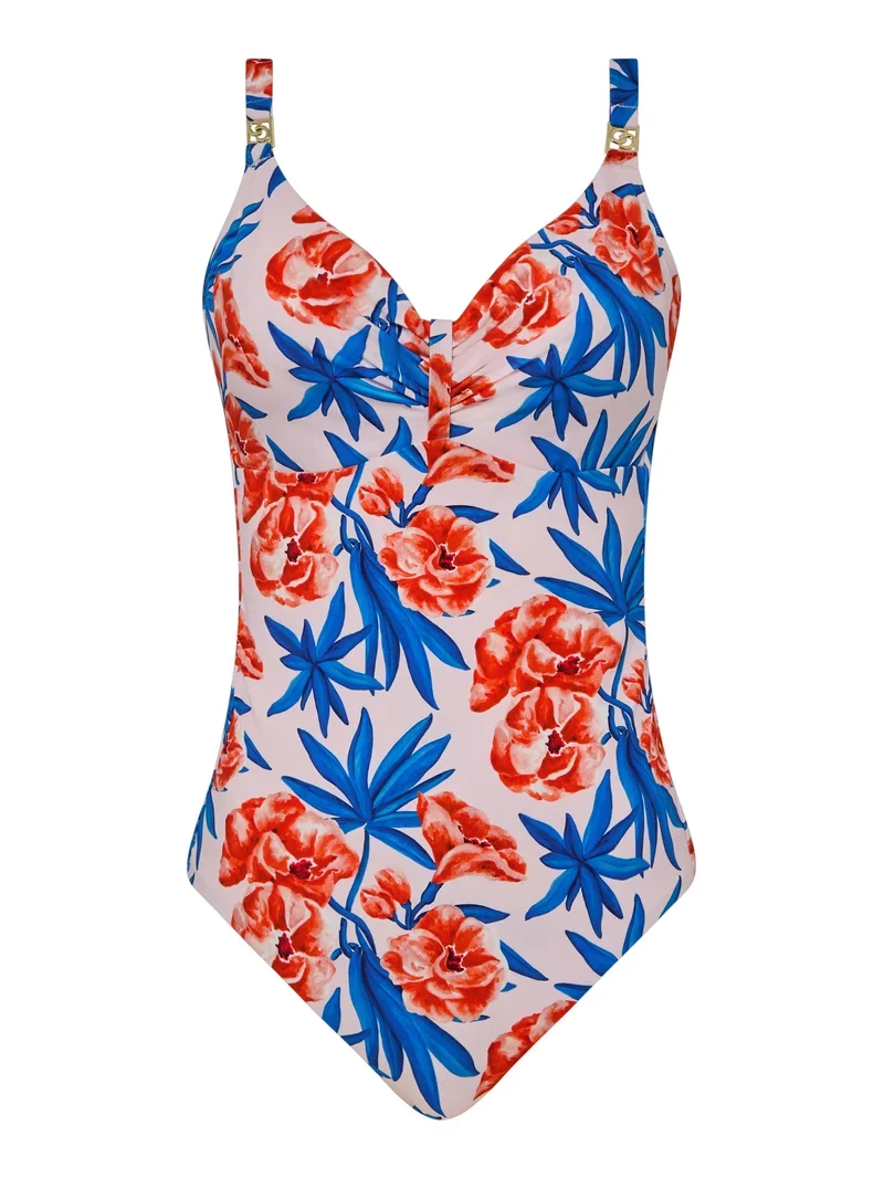 Chantelle Swimwear – Sauvage Bedeckender Bügel-Badeanzug Lorbeerblume
