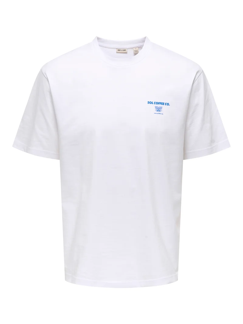 ONSFRED LIFE FOODIE RLX SS TEE