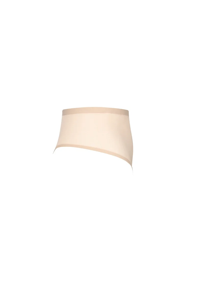 ByeBra – Formgebender Tüll-Shapewear-Tanga mit mittlerem Halt, Beige