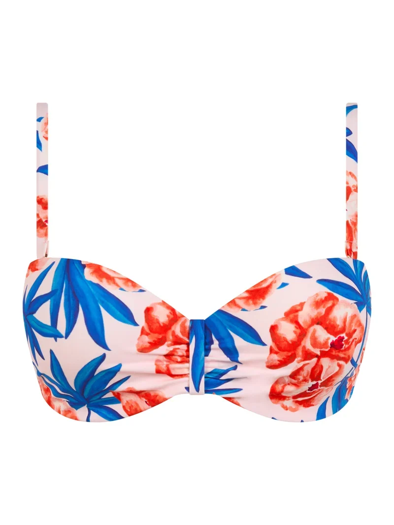 Chantelle Swimwear - Sauvage Bandeau-T-Shirt-Bikini mit Lorbeerblume