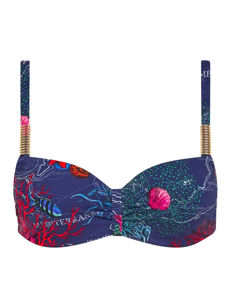 Chantelle Swimwear - Icon Half-Cup Memory Bikini Dunkelmediterran