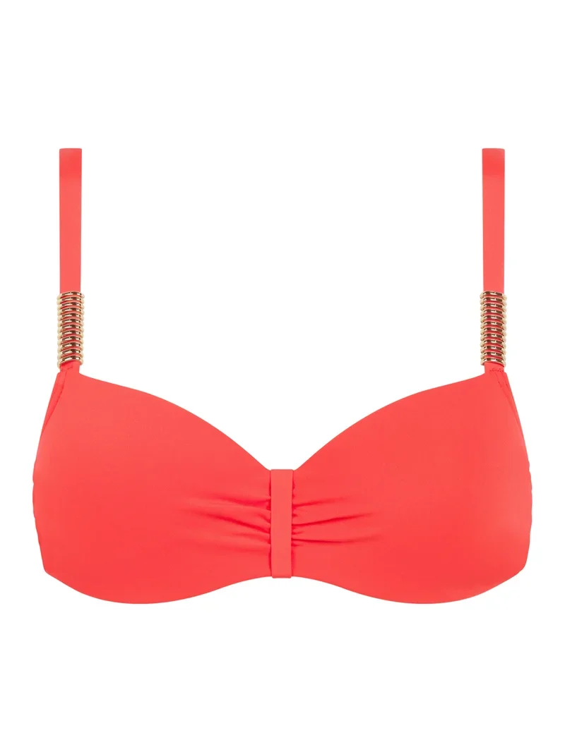 Chantelle Swimwear - Icon Half-Cup Memory Bikini Bright Coral