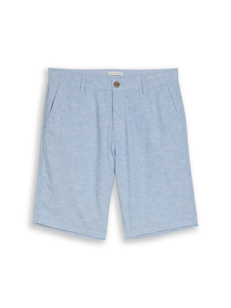 TTREGULAR Chino Shorts mit Leinenanteil