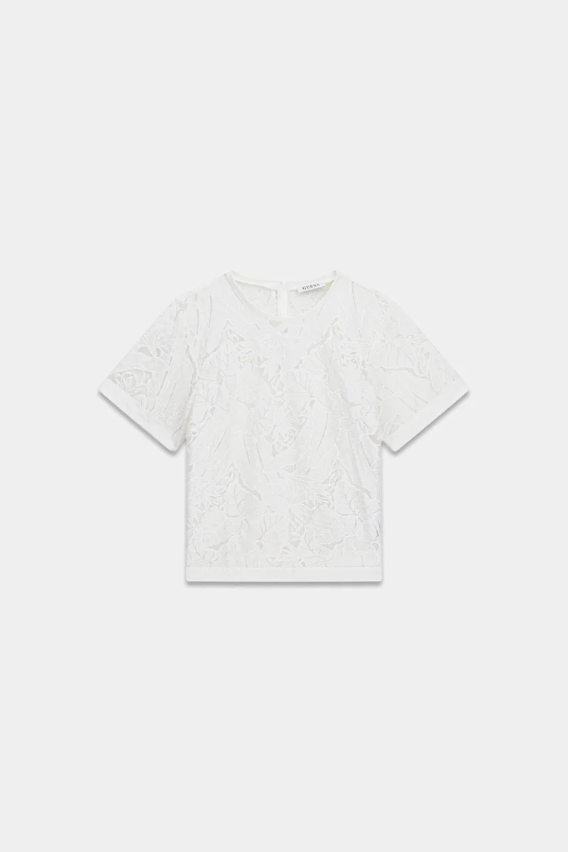 SS CASSANDRE FOLIAGE TULLE TOP