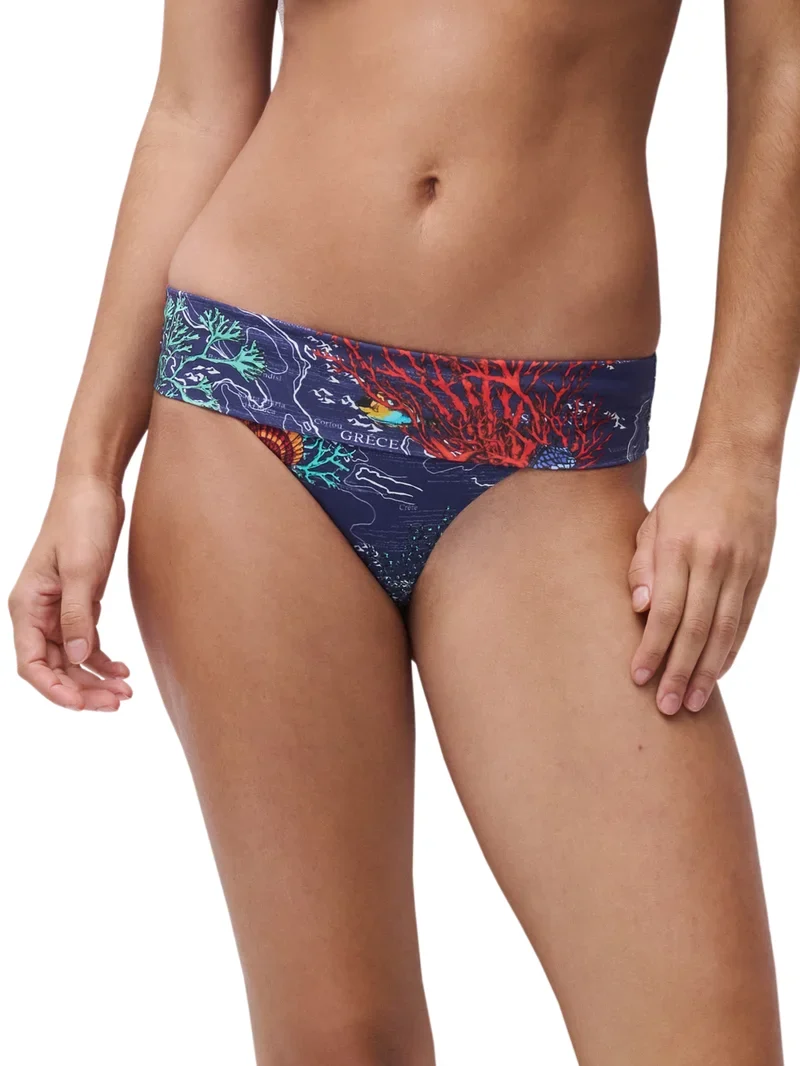 Chantelle Swimwear – Icon Bikinihose, Dunkelmediterran