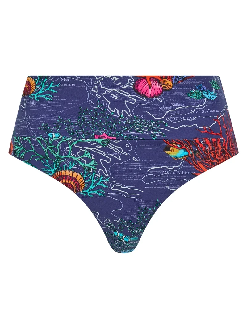 Chantelle Swimwear – Icon Bikinihose, Dunkelmediterran