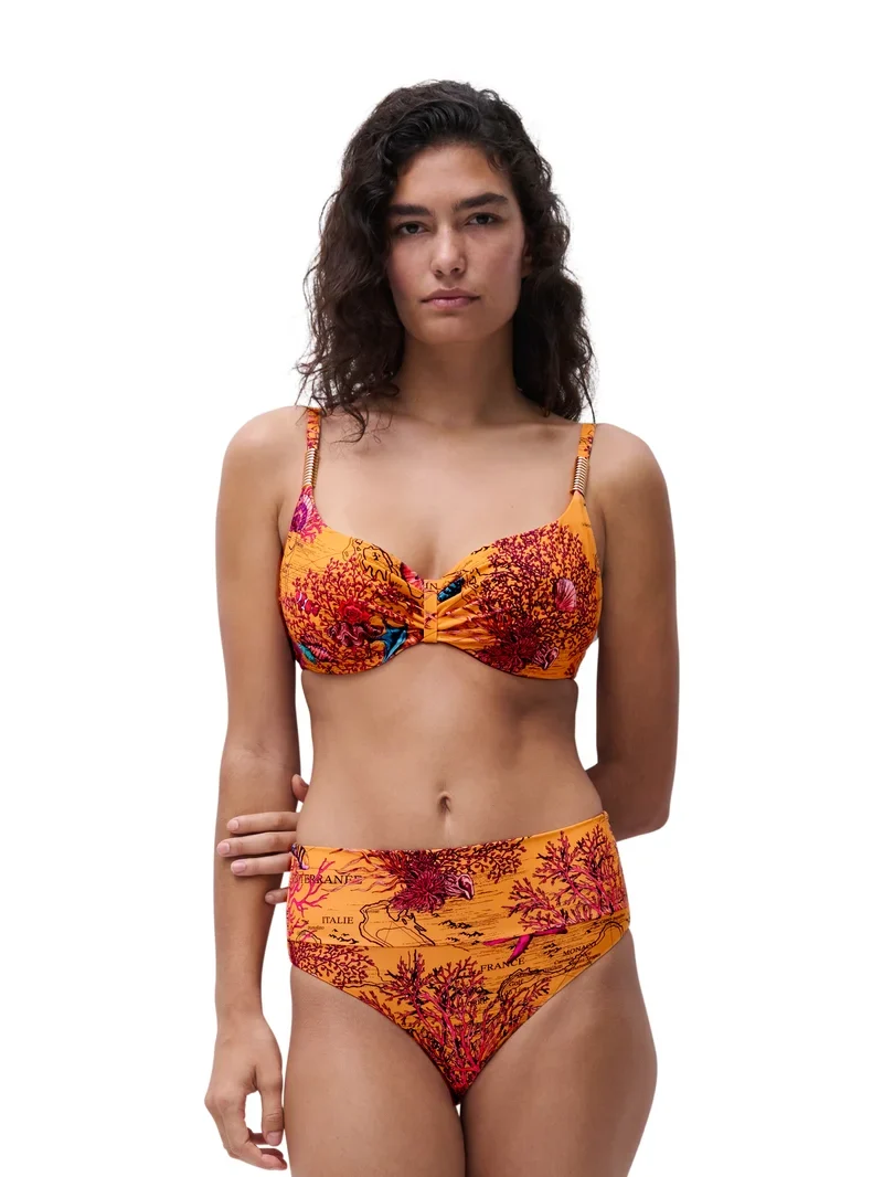 Chantelle Swimwear – Icon Covering Bügel-Bikini, helles Mittelmeer-Finish