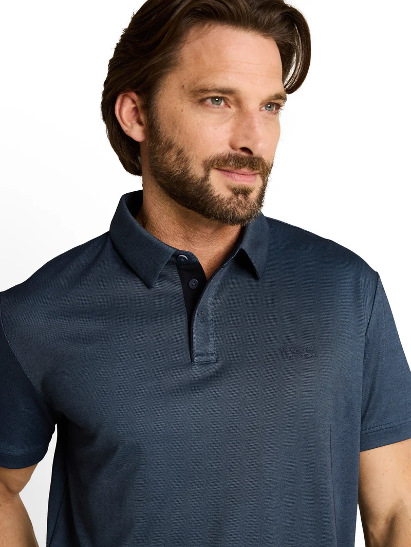 Poloshirt mit Logo-Print