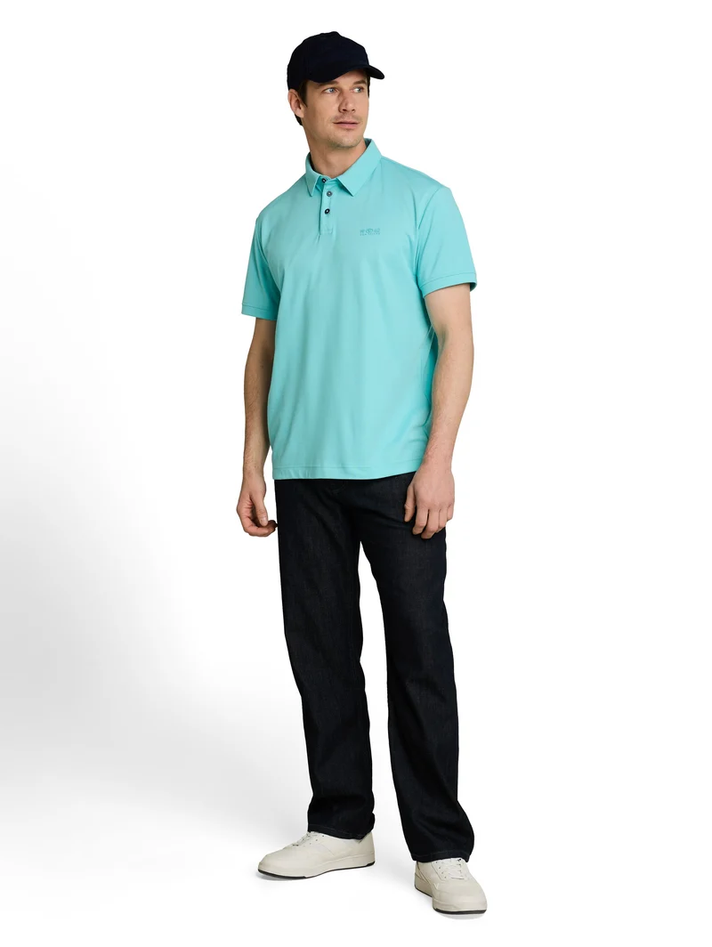Poloshirt mit Logo-Print
