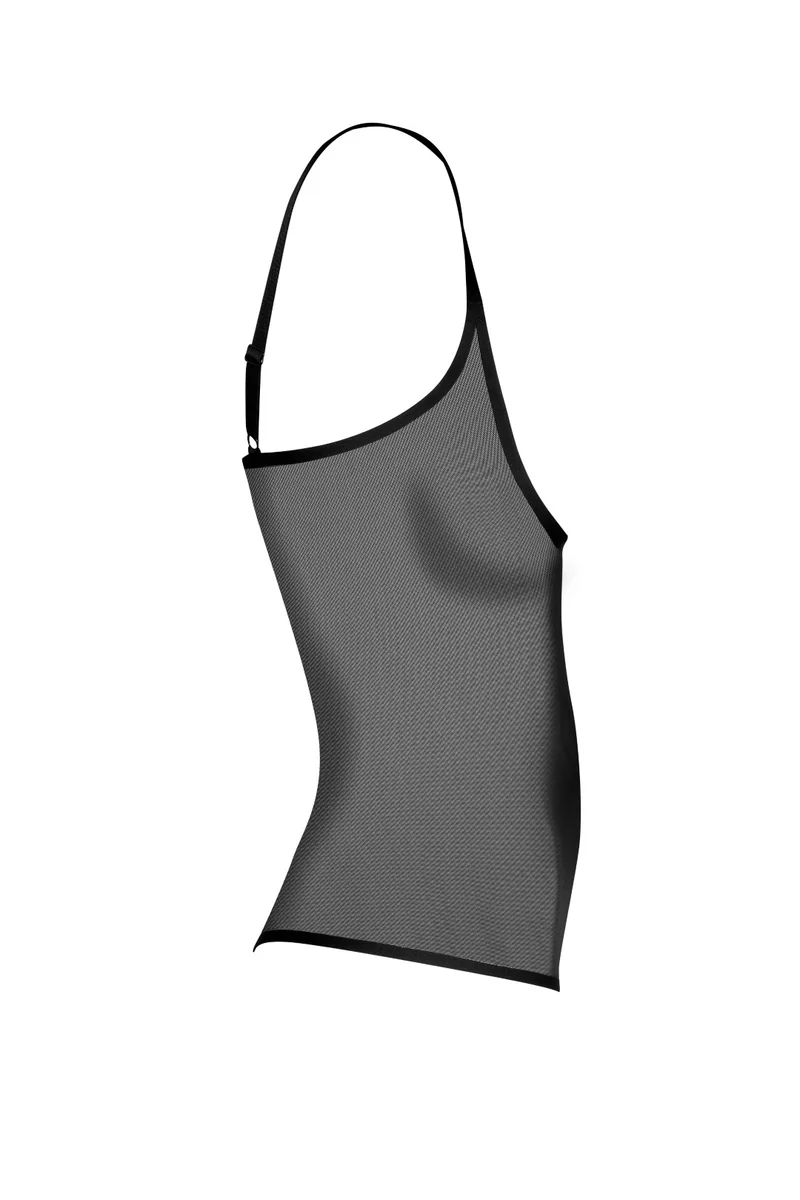 ByeBra – Formgebender Tüll-Body mit mittlerer Stützkraft, Schwarz