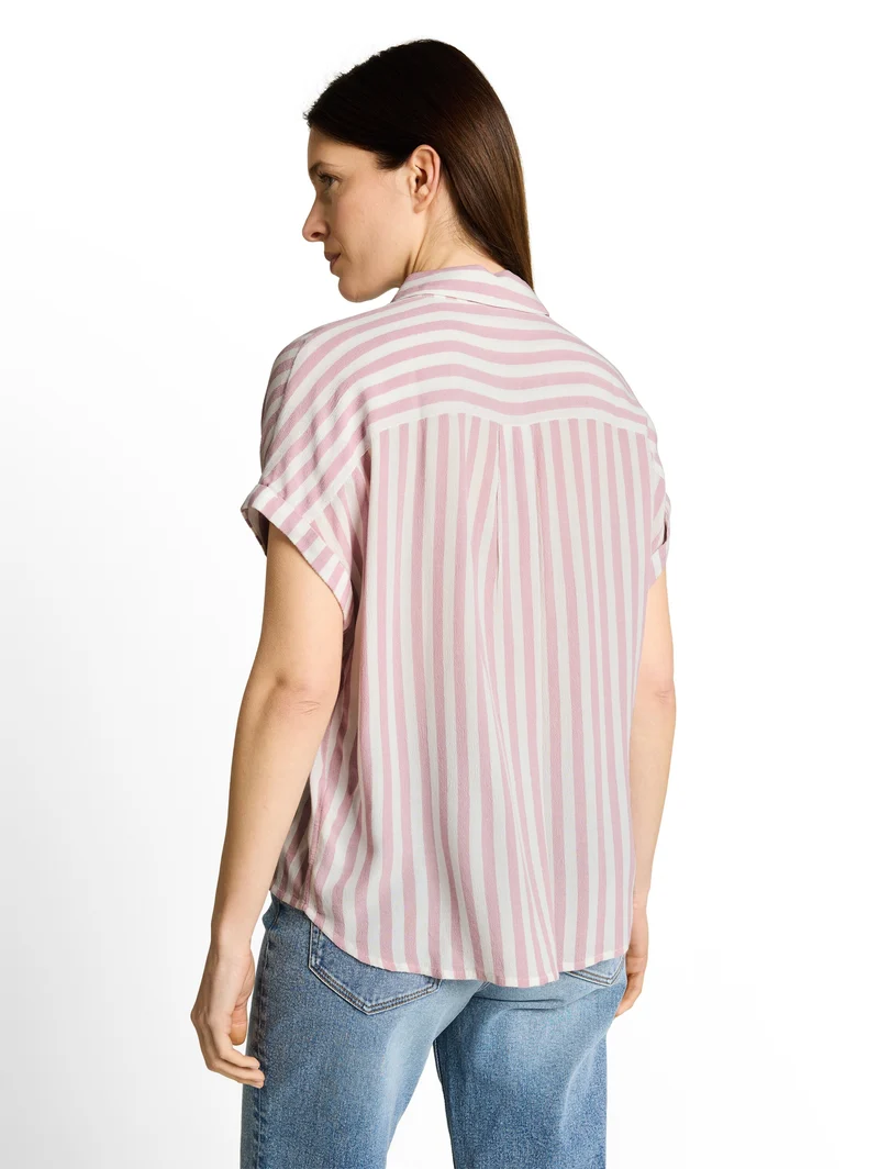 Loose Fit Bluse mit Streifen