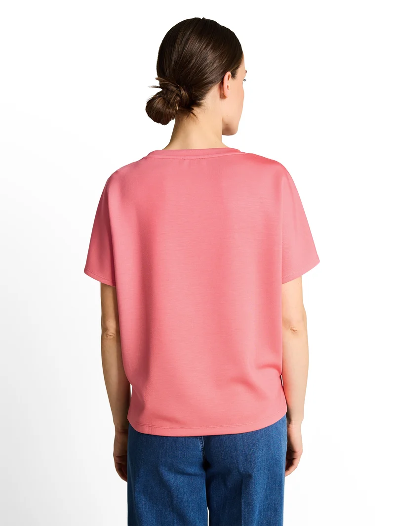Loose Fit Scuba T-Shirt mit Print