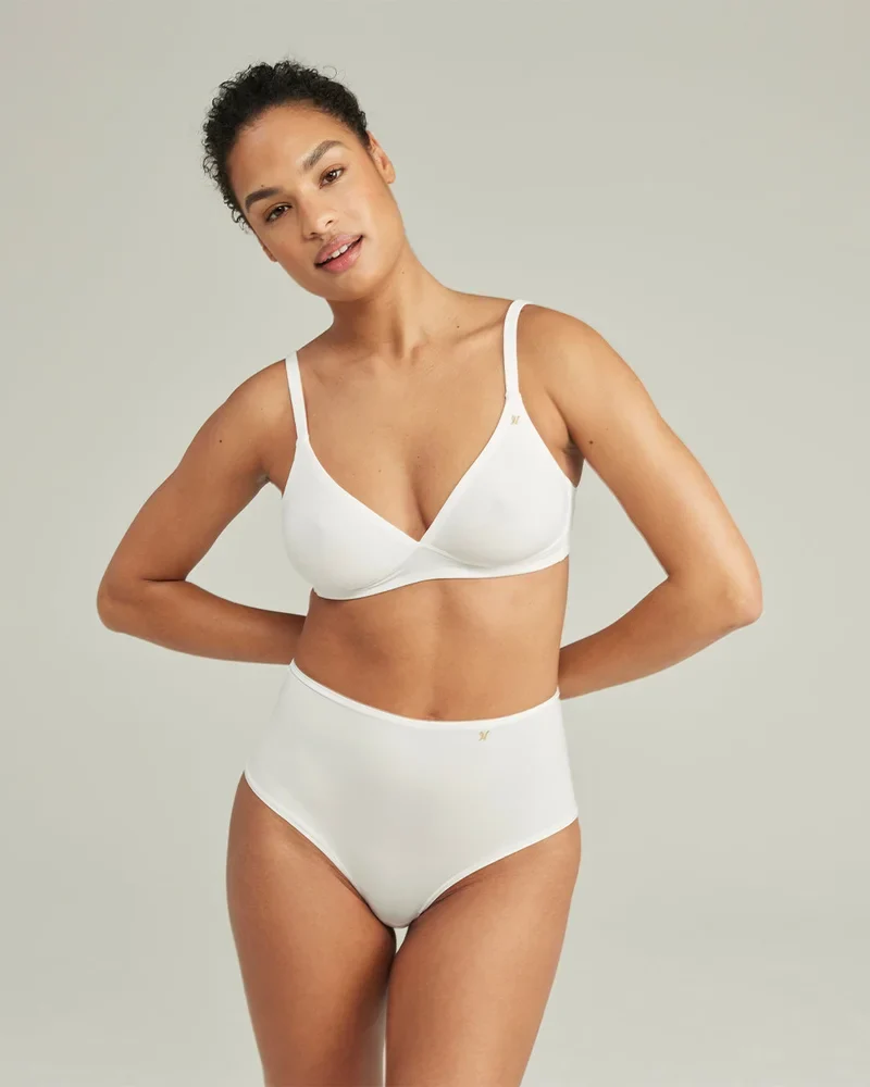 Nudea - Stretch Easy Does It Bralette Weiß