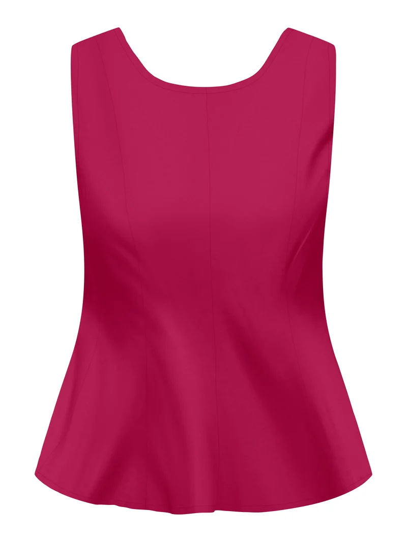 ONLMARTINA S/L U-NECK PEPLUM TOP WVN