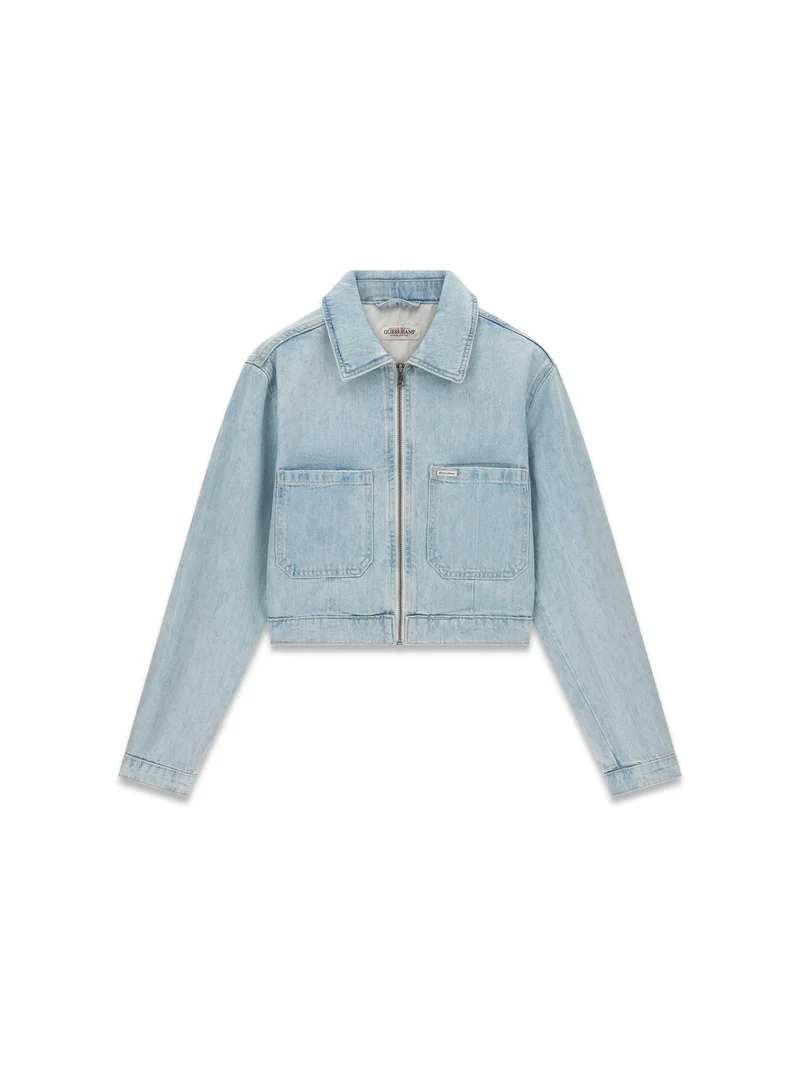 GJ CROPPED ZIPPED TRUCKER