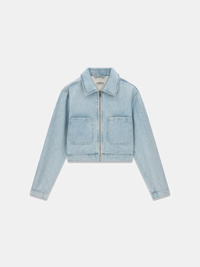GJ CROPPED ZIPPED TRUCKER