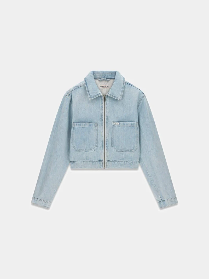 GJ CROPPED ZIPPED TRUCKER