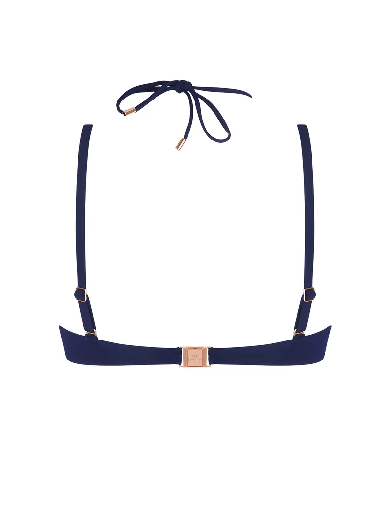Lise Charmel Bademode – Cordage Precieux verkürzter Bustier-Bikini Cordage Navy