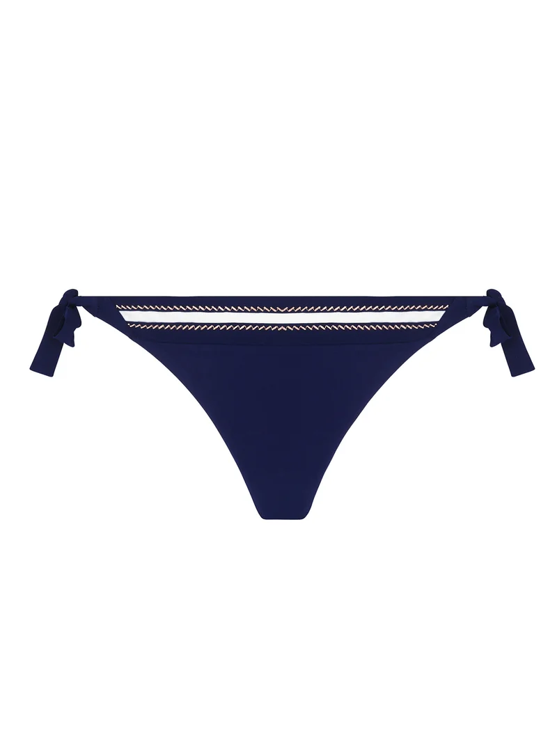 Lise Charmel Bademode - Cordage Precieux Bikini mit schmalen Seiten, Cordage Navy