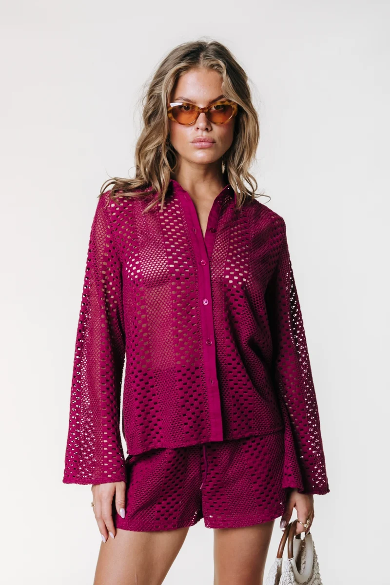 Lexi Crochet Blouse