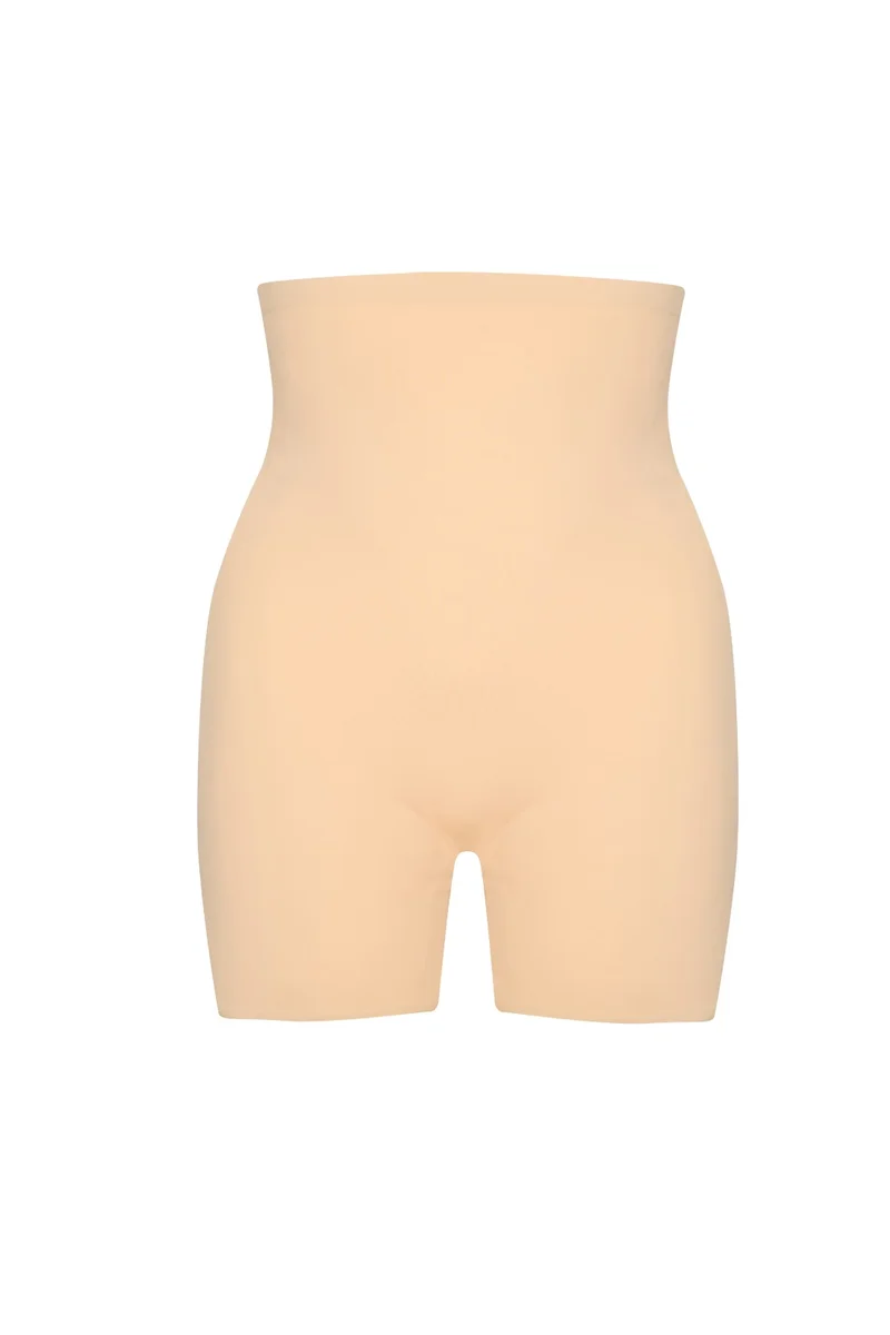 ByeBra – Unsichtbare Shapewear mit leichter Stützwirkung, unsichtbarer High-Waist-Shorts, Beige