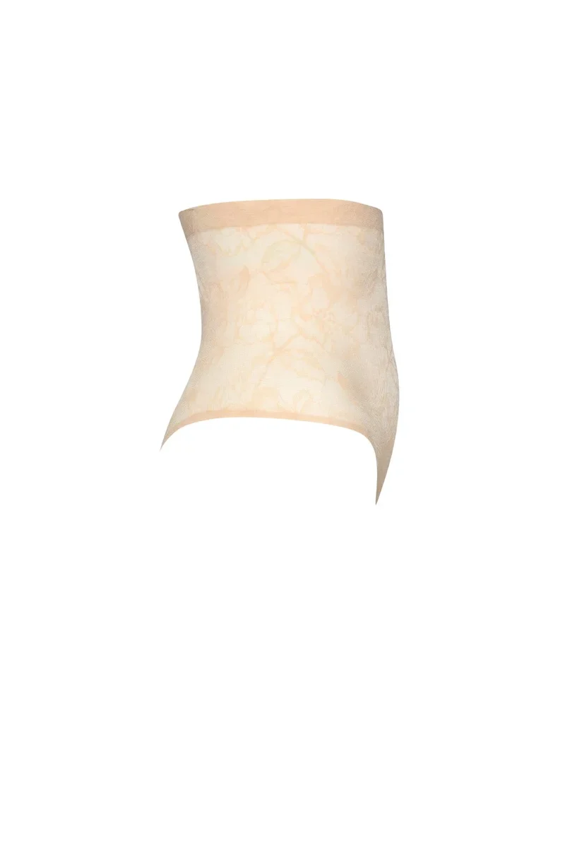 ByeBra – Spitzen-Shapewear, Spitzen-Shapestring mit hohem Bund, Beige