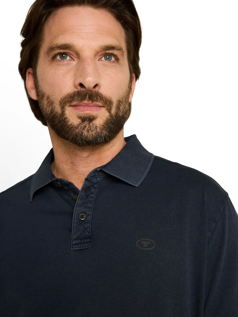 Poloshirt im Used-Look
