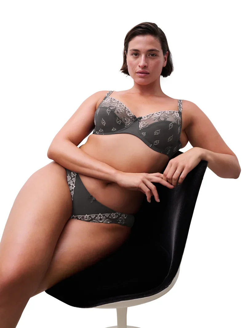 Chantelle - Champs Elysees Brazilian Brief Blushed Ash