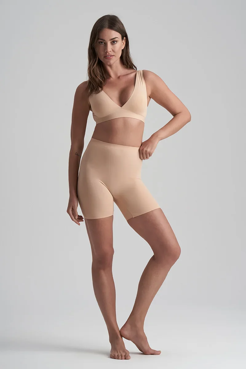 ByeBra – Unsichtbare Shapewear, leichter Stütz-BH, tief ausgeschnitten, Beige