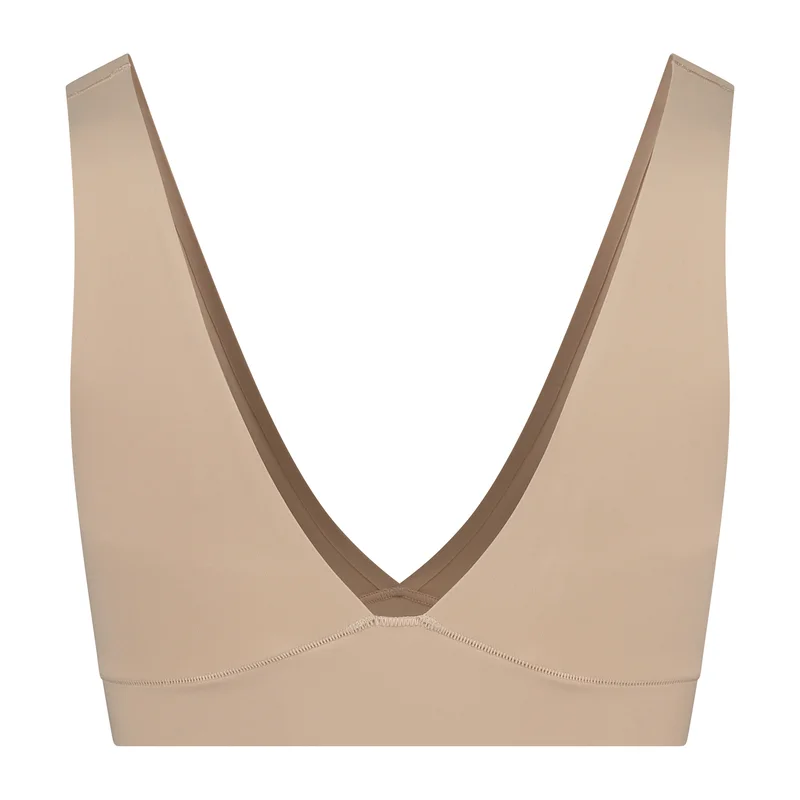 ByeBra – Unsichtbare Shapewear, leichter Stütz-BH, tief ausgeschnitten, Beige