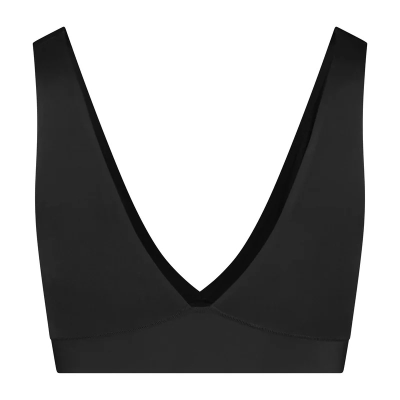 ByeBra – Unsichtbare Shapewear-BH-Oberteil mit leichtem Halt und tiefem Ausschnitt, Schwarz