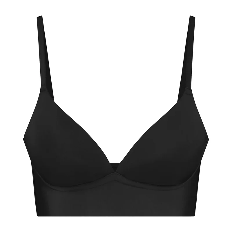 ByeBra – Unsichtbare Shapewear, leichter Stütz-BH, Push-up-Top, Schwarz