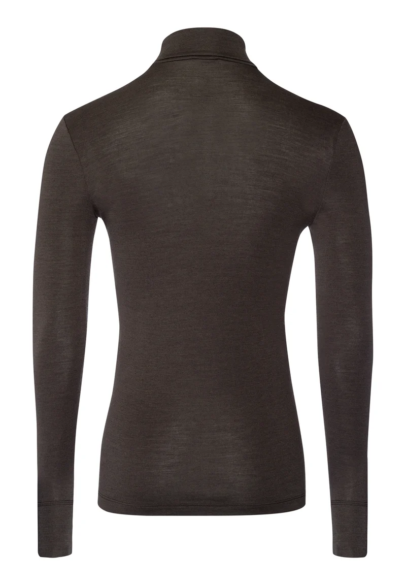 Woolen Silk Turtle-Neck Shirt