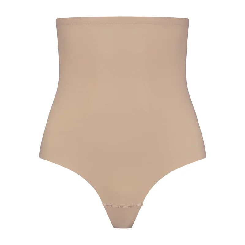 ByeBra – Formgebende Unterwäsche (Starker Halt) Formgebender High-Waist-Tanga Beige