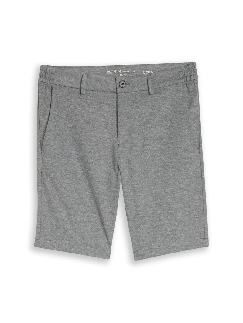 TTSLIM Piqué Chino Shorts mit Stretch