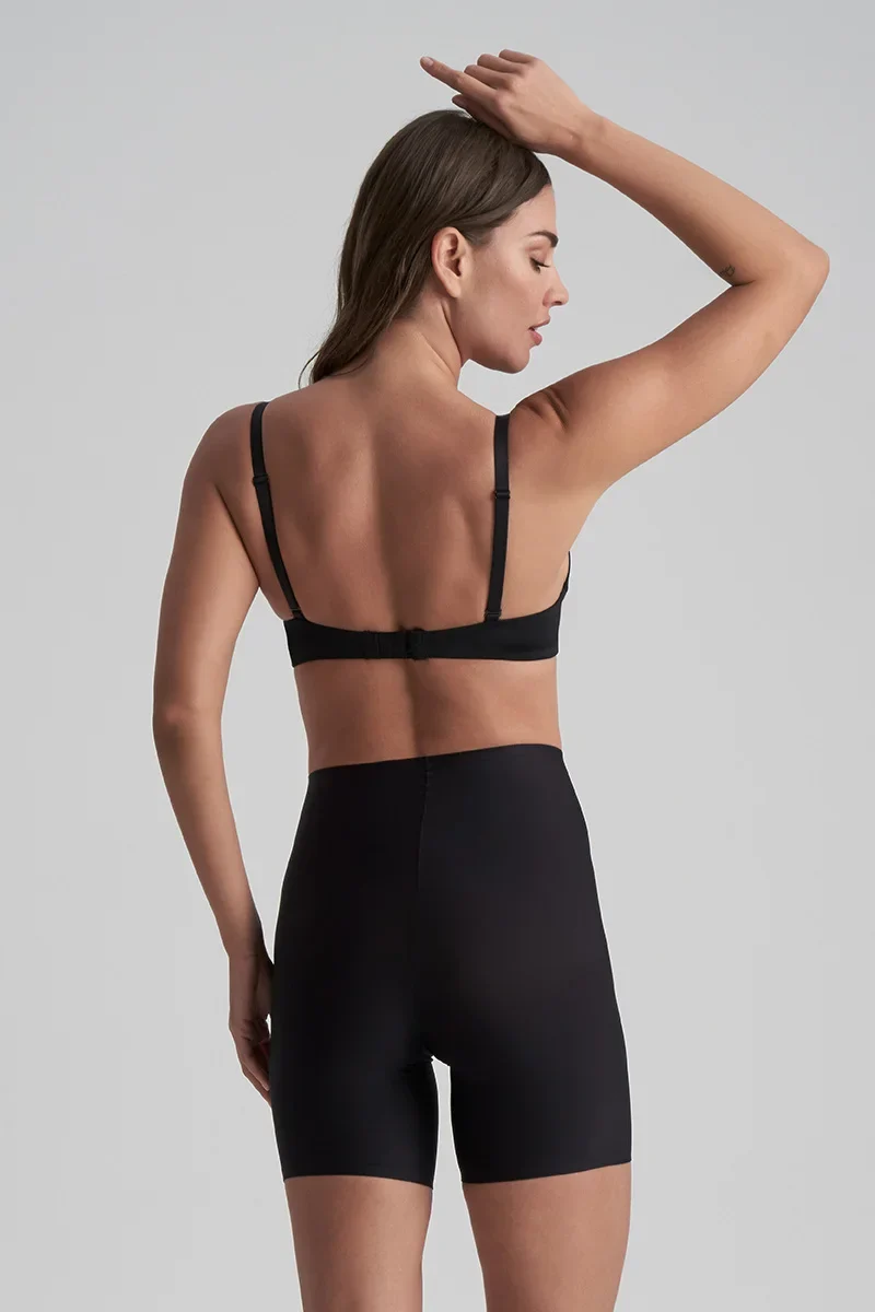 ByeBra – Uni Stretch (Einheitsgröße) Uni Stretch Mid Waist Short Schwarz
