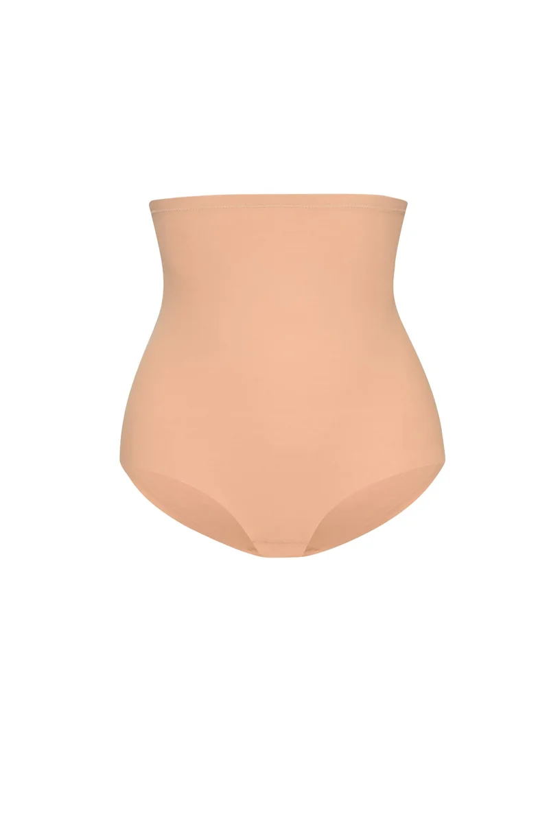 ByeBra – Formgebende Unterwäsche (Starker Halt) Formgebender High-Waist-Slip Honey