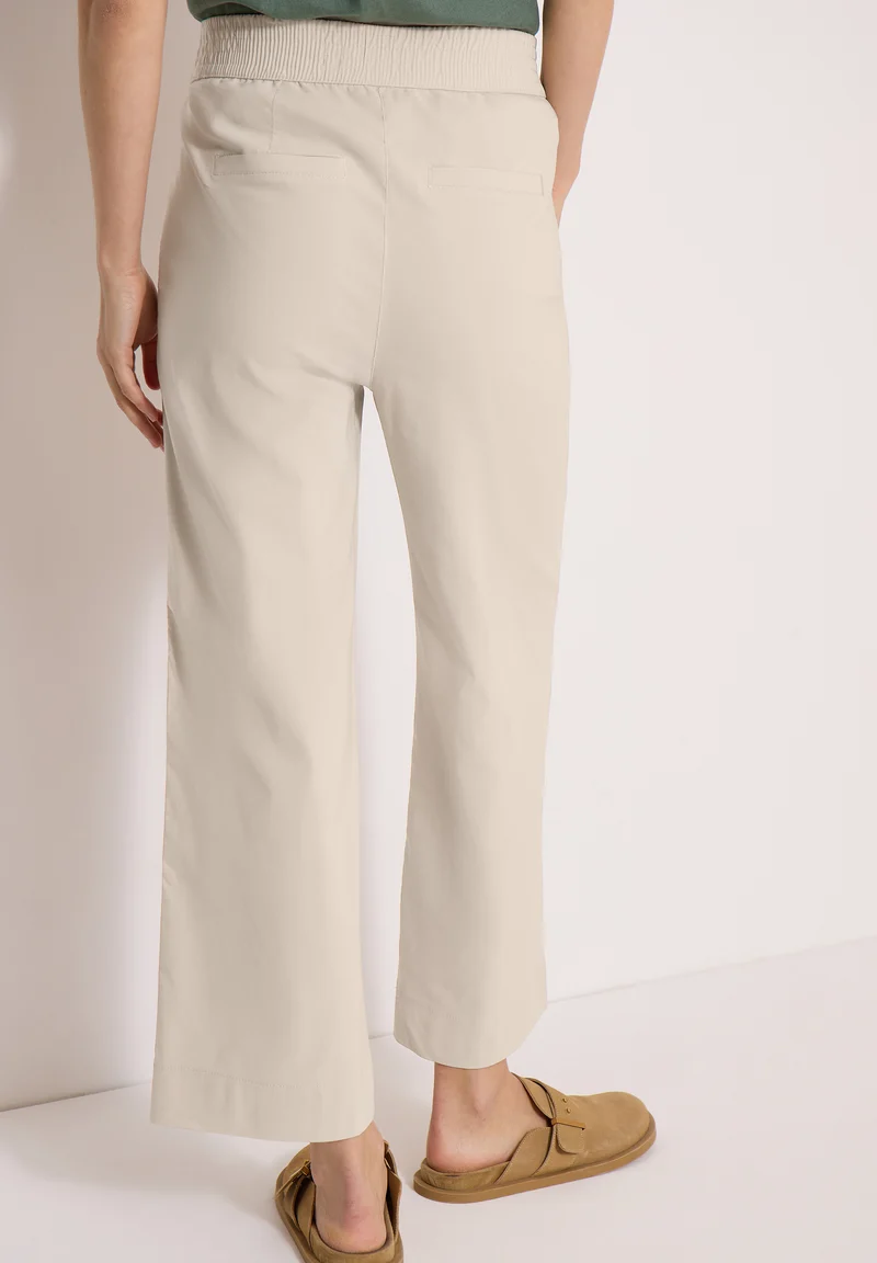 7/8 High Waist Wide Leg Hose im Loose Fit