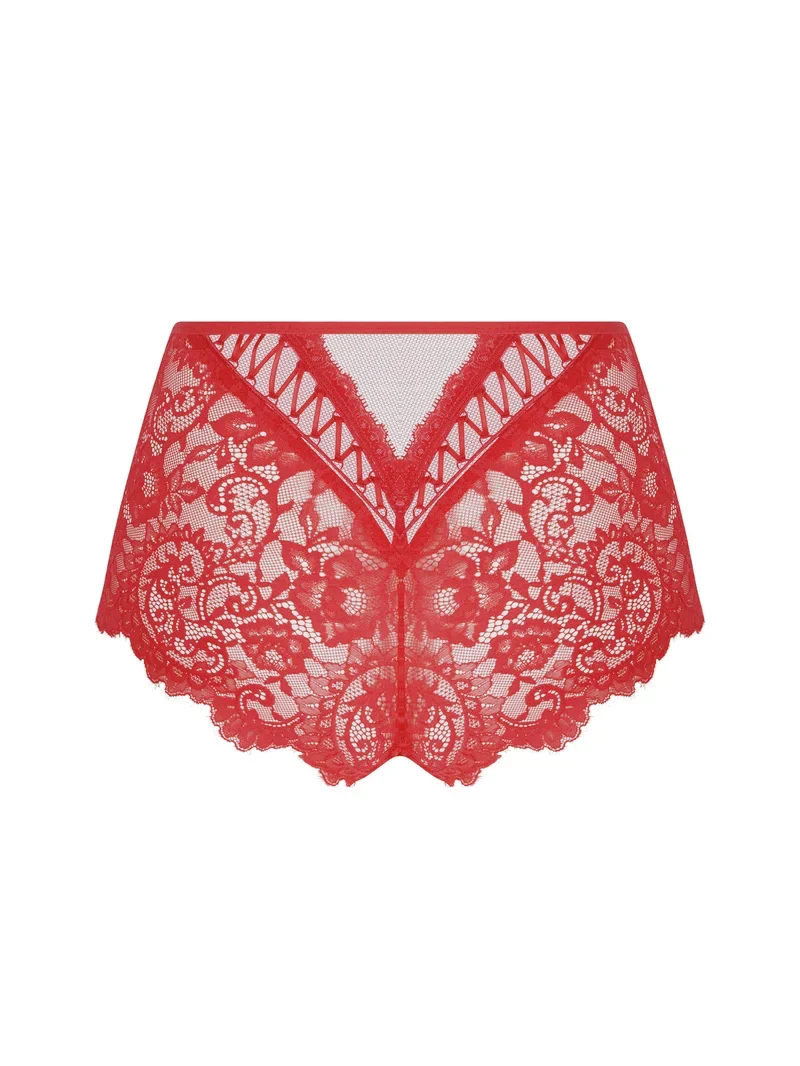 Lise Charmel – Desirs De Venise High Waist Shorty Grenat Venise