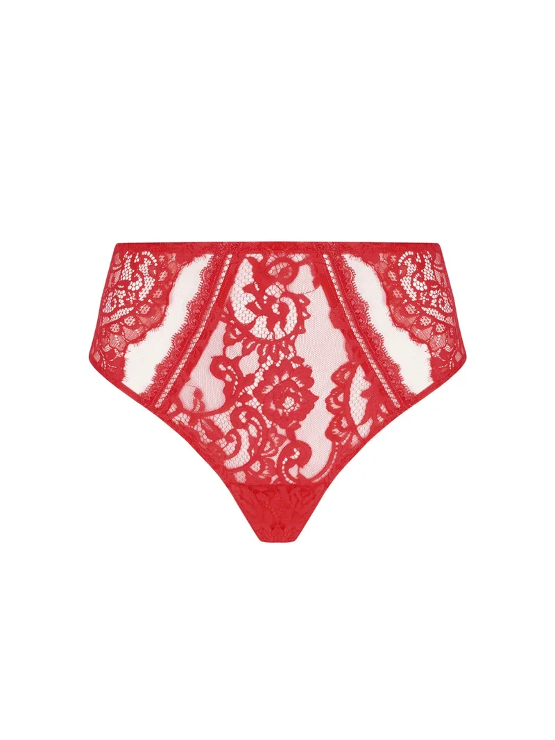 Lise Charmel - Desirs De Venise Slip mit hoher Taille Grenat Venise